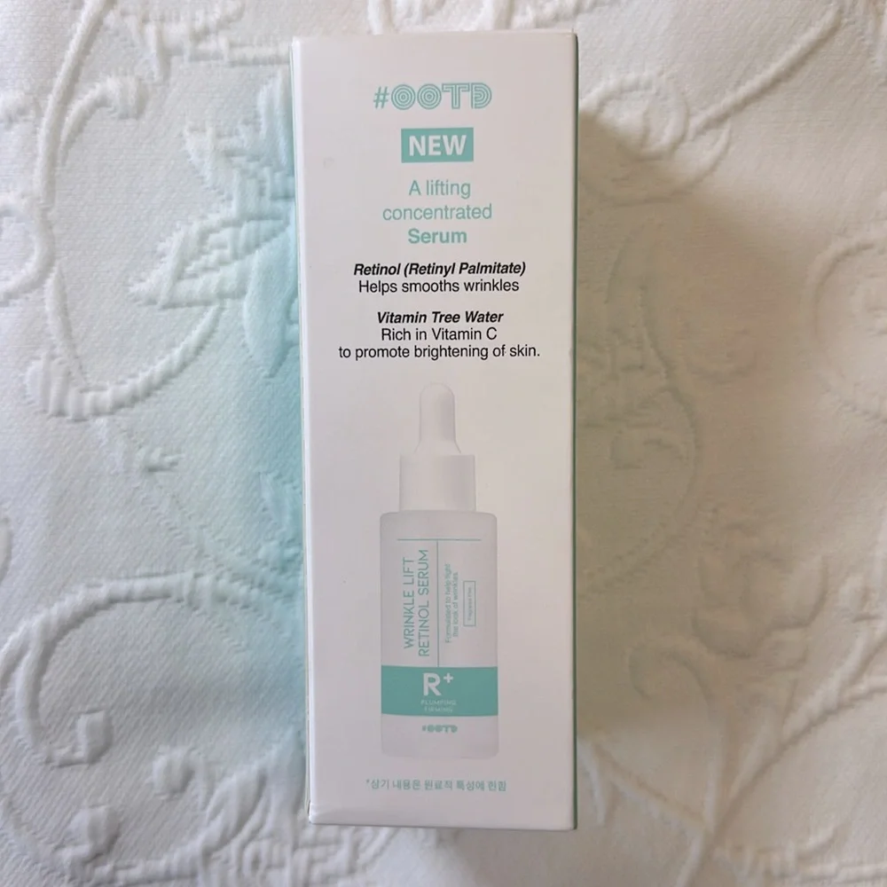 New‎ #OOTD Wrinkle Lift Retinol Serum 50ml White/Green 1.69 Oz / 50 ml